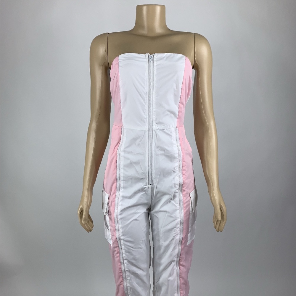 “Uptown” Strapless Jumper